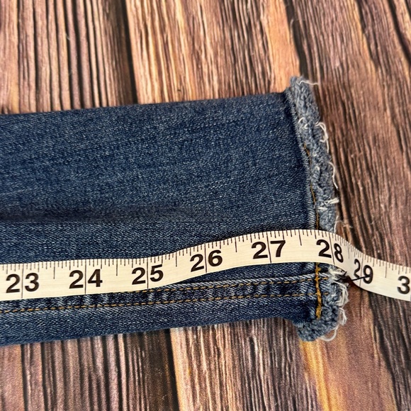 Rag & Bone Distressed Dark Blue Skinny Jeans - Picture 14 of 16